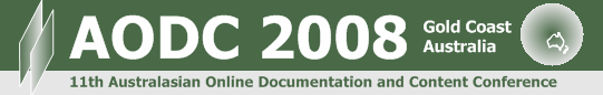 Australasian Online Documentation and Content Conference (AODC) 2008